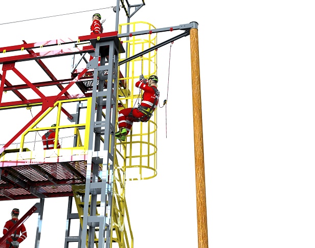 г.Муром. В Муроме установили современный тренажер для обучения работам на высоте г.Муром. В Муроме установили современный тренажер для обучения работам на высоте